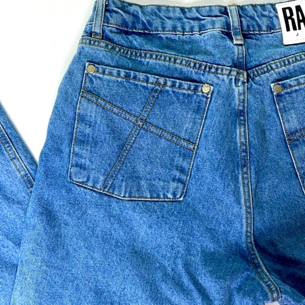 RAGGED Priest Mom Jeans Medium Wash High Rise‎ Tapered 100% Cotton Size 30 - Picture 14 of 16